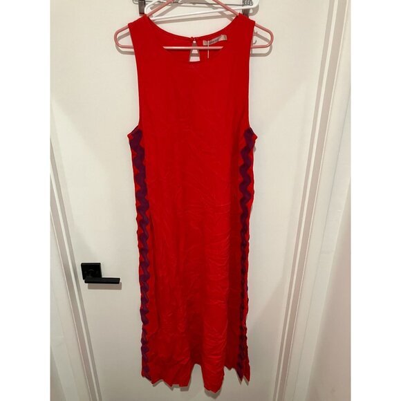 Mister Zimi Women's Margot Dress in Rhubarb Ric Rac, Size US 10, NWT - Picture 1 of 4